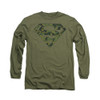 Image for Superman Long Sleeve Shirt - Marine Camo Shield