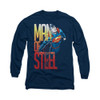 Image for Superman Long Sleeve Shirt - Steel Flight