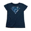 Image for Superman Womans T-Shirt - Water Shield