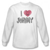 Johnny Bravo I Heart Johnny Long Sleeve T-Shirt