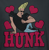 Image Closeup for Johnny Bravo Hunk Long Sleeve T-Shirt