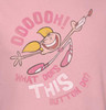 Image Closeup for Dexter's Laboratory Deedee What Does This Button Do? Woman's T-Shirt