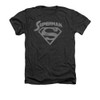 Image for Superman Heather T-Shirt - Super Arch