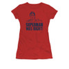 Image for Superman Girls T-Shirt - Was Right