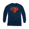 Image for Superman Long Sleeve Shirt - Rusted Shield