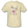 Image Closeup for Courage the Cowardly Dog Monsters T-Shirt