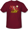 Image Closeup for Flash Crimson Comet T-Shirt