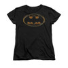 Image for Dark Knight Rises Womans T-Shirt - Spray Bat