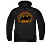 Image for Batman Hoodie - Bat Flames Shield