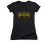Image for Batman Girls V Neck - Type Logo