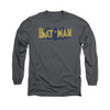 Image for Batman Long Sleeve Shirt - Vintage Logo Splatter