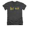 Image for Batman V Neck T-Shirt - Vintage Logo Splatter
