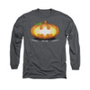 Image for Batman Long Sleeve Shirt - Bat Pumpkin Logo