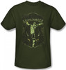 Image Closeup for Green Lantern Fearless T-Shirt