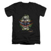 Image for Batman Arkham Asylum V Neck T-Shirt - Crazy Lips