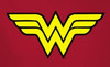 Image Closeup for Wonder Woman Logo Girls Shirt
