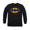 Image for Batman Long Sleeve Shirt - Neon Distress Logo