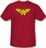 Image Closeup for Wonder Woman Distressed Logo T-Shirt DCO277-AT