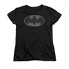 Batman Womans T-Shirt - Chainmail Shield