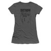 Batman Girls T-Shirt - Grey Noise