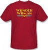 Image Closeup for Wonder Woman Stars Logo T-Shirt