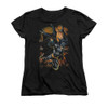 Batman Womans T-Shirt - Grapple Fire