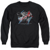 Batman v Superman Crewneck - Lightning V Heat Vision