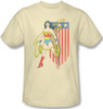 Image Closeup for Wonder Woman USA Banner T-Shirt