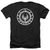 Battlestar Galactica Heather T-Shirt - Galactica Badge