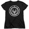 Battlestar Galactica Womans T-Shirt - Galactica Badge