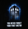 Image Closeup  Doctor Who T-Shirt - You Never Forget Your First Doctor