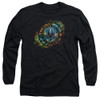 Image for Battlestar Galactica Long Sleeve Shirt - Emblem Knock-Out
