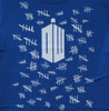 Image Closeup for Doctor Who Girls T-Shirt - Tally Marks