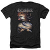 Image for Battlestar Galactica Heather T-Shirt - When Cylons Attack