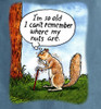 I'm so old I can't remember where my nuts are T-Shirt Close up