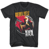 Image for Billy Idol T-Shirt - Rebel Yell Red Blur