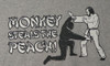 Image Closeup for Monkey Steals the Peach T-Shirt