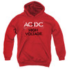 Image for AC/DC Youth Hoodie - High Voltage Stencil