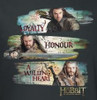 Image Closeup for The Hobbit Girls T-Shirt - Loyalty & Honour