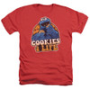Image for Sesame Street Heather T-Shirt - Cookies 4 Life