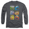 Image for Sesame Street Long Sleeve Shirt - Group Squares