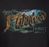 Image Closeup for The Hobbit Womens T-Shirt - Desolation of Smaug Greetings from Mirkwood