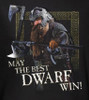 Image Closeup for Lord of the Rings May the Best Dwarf Win! T-Shirt