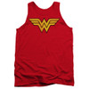 Image for Wonder Woman Tank Top - Classic Distressed Logo