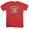 Image for Wonder Woman Heather T-Shirt - Flying Through