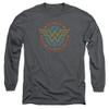 Image for Wonder Woman Long Sleeve Shirt - Vintage Emblem