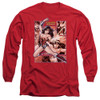 Image for Wonder Woman Long Sleeve Shirt - Panels