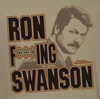 Image Closeup for Parks & Rec Ron F***ing Swanson Girls Shirt