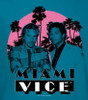 Image Closeup for Miami Vice Don't Do Anything Stupid Girls Shirt