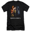 Image for Mortal Kombat Premium Canvas Premium Shirt - Fire and Ice
